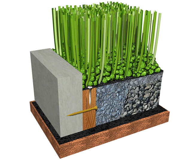 Lawn with Concrete
