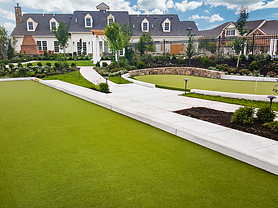 Artificial Grass Bocce Court & Putting Green