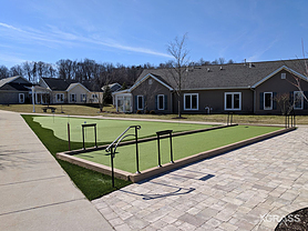 Synthetic Turf Bocce Court & Putting Green